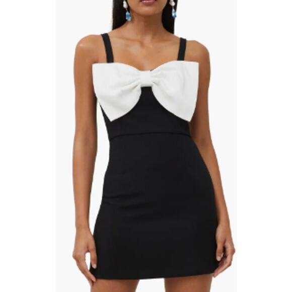 French Connection Whisper Bow Cocktail Dress‎ Size 8 - Picture 7 of 10